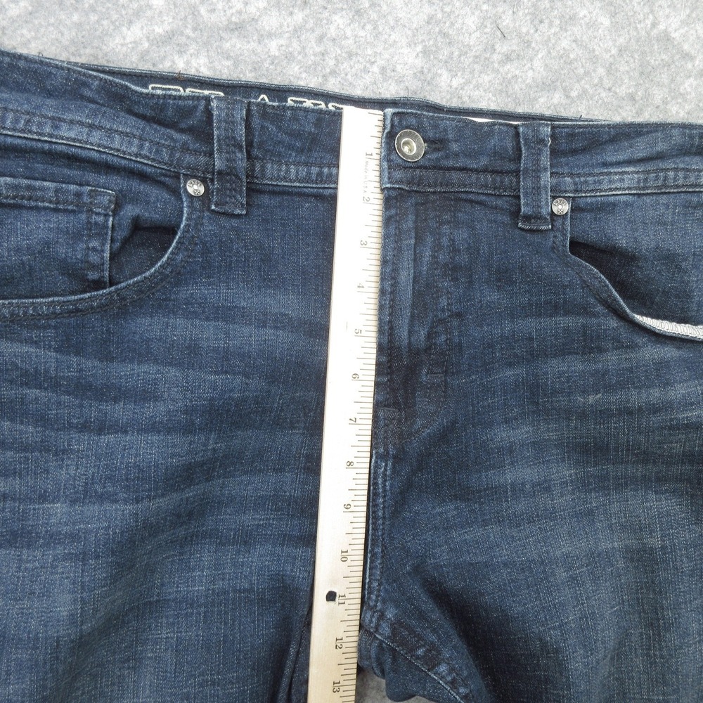 TK Axel Jeans Mens 38x31 Blue Slim Boot Dark Wash Denim Stretch Modern Fit - Picture 8 of 16